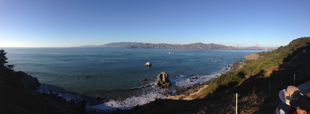 Golden Gate Park overlooking the San Francisco Bay